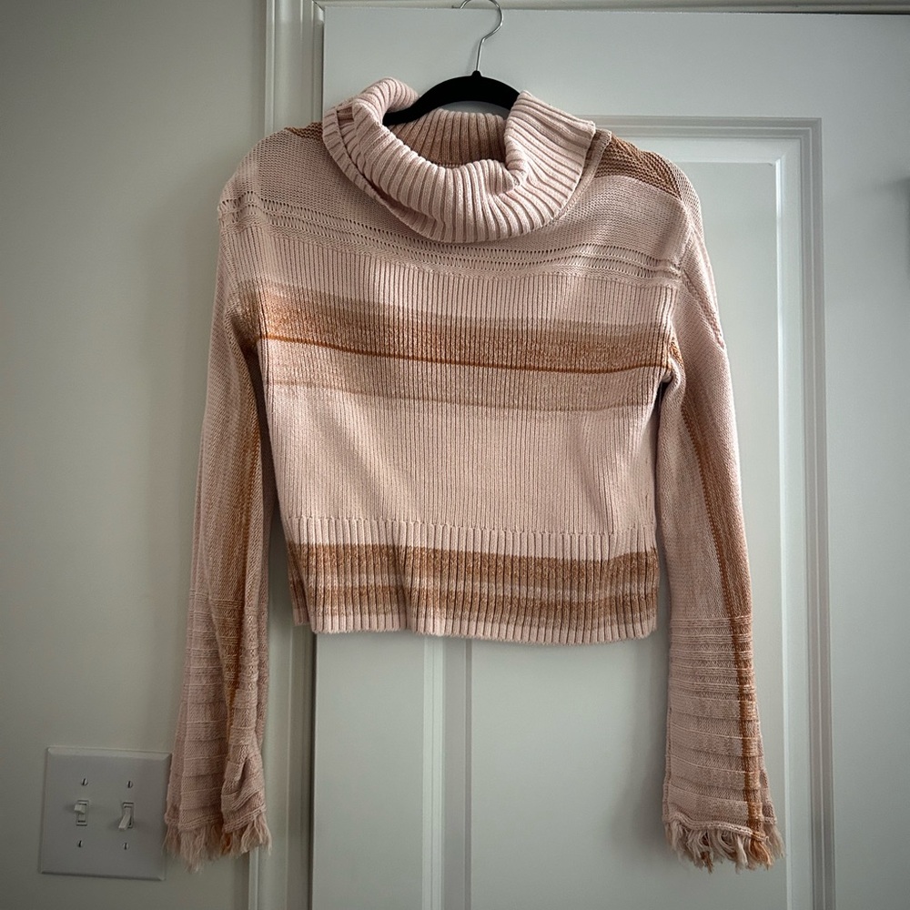 Free People cowl neck sweater